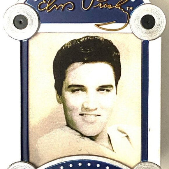 Elvis Presley 2003 "Blue Christmas" Used Musical Jukebox Ornament - Picture 1 of 7